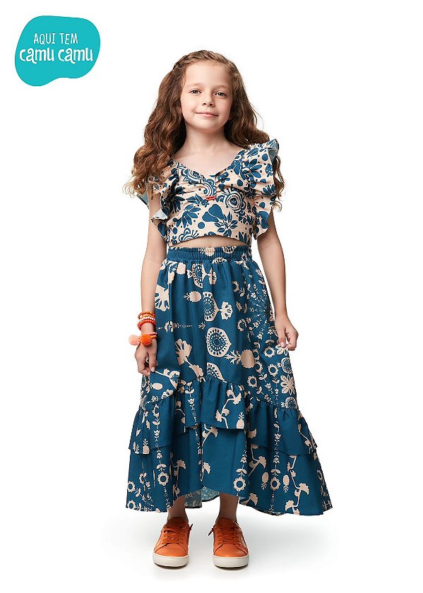 Conjunto Infantil Toile De Jouy Camucamu