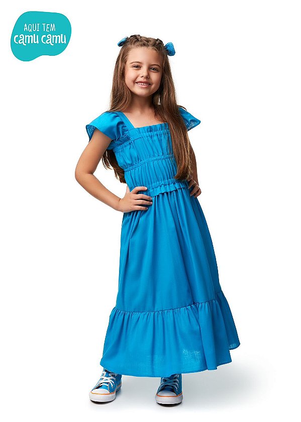 Vestido Infantil Maragogi Teen Camu Camu