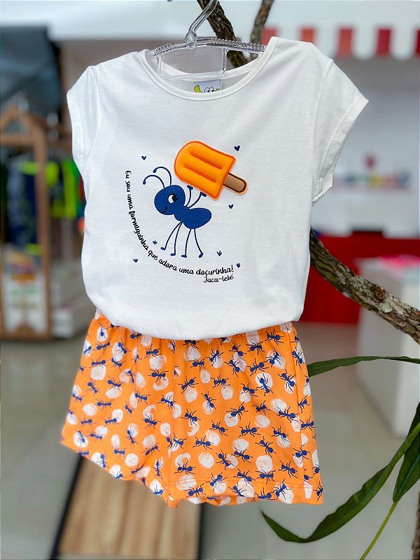 Conjunto Infantil Formiga Jaca Lele