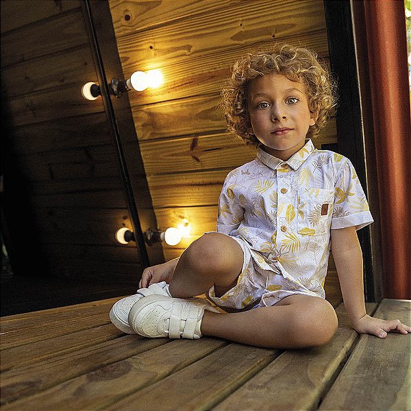 Camisa Infantil Estampada Charpey