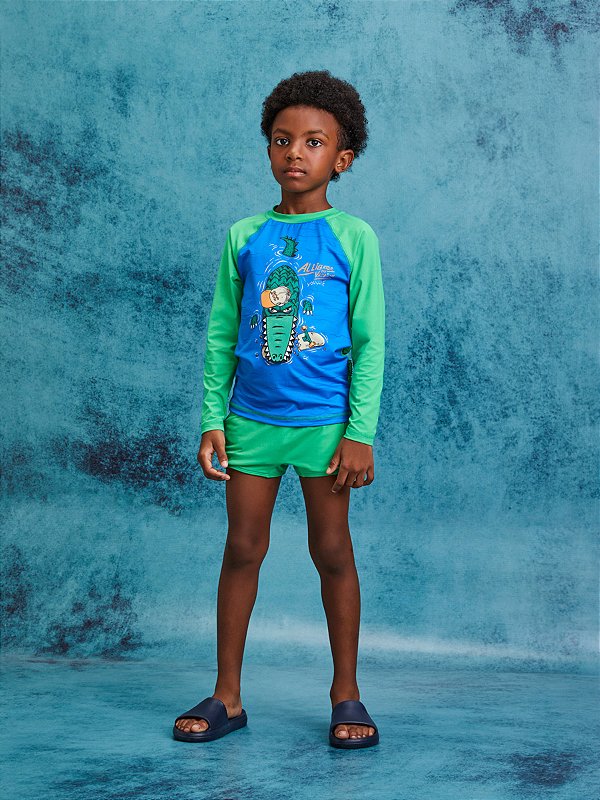 Blusa Praia Proteção Infantil Youcci