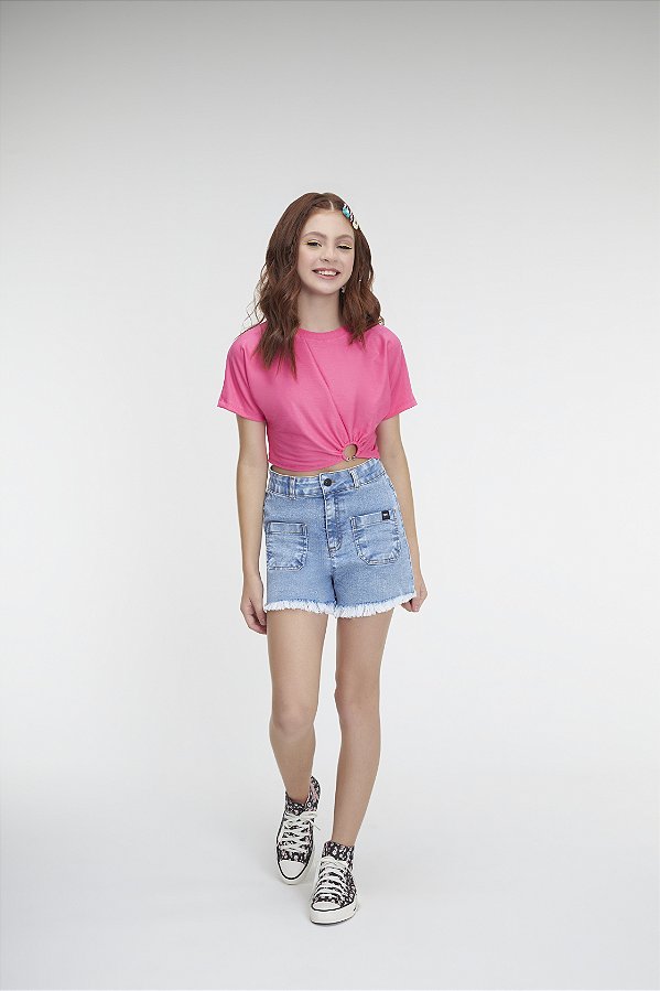 Blusa Style Rosa Bobbyluu