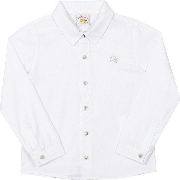 Camisa Infantil Branca Nini Bambini
