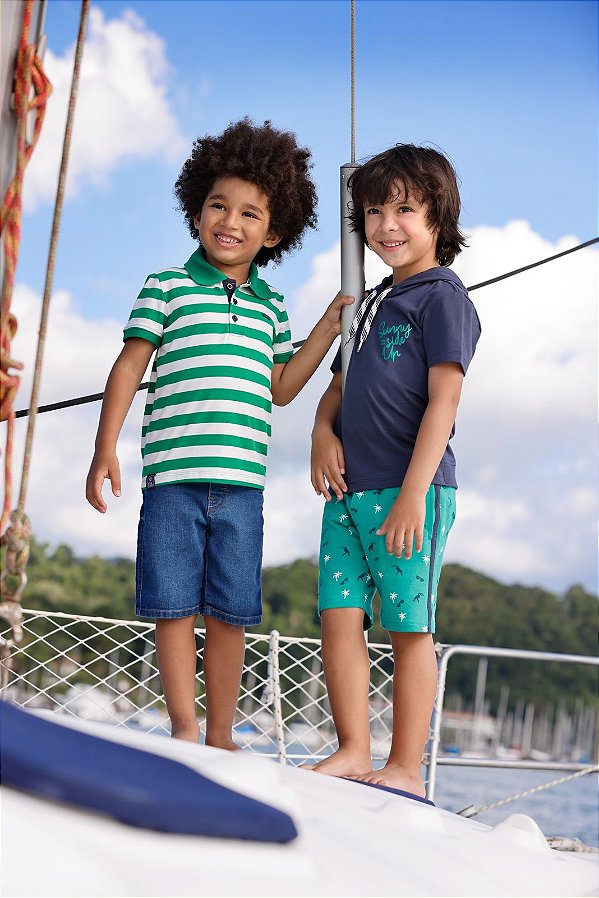 Polo Infantil  Listrada Sailor Banana