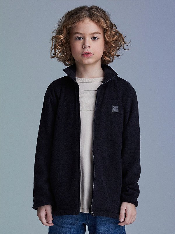 Jaqueta Infantil Soft Preta Youcci
