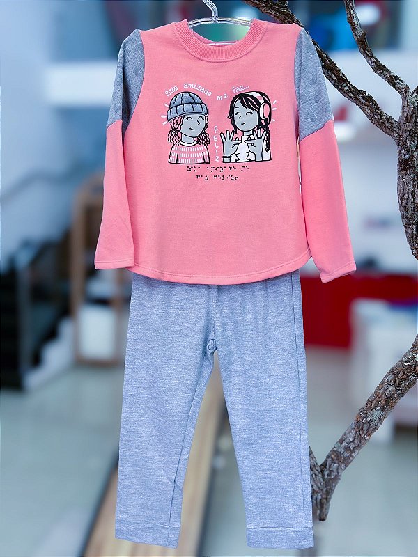 Conjunto Infantil Amizade Jaca Lele