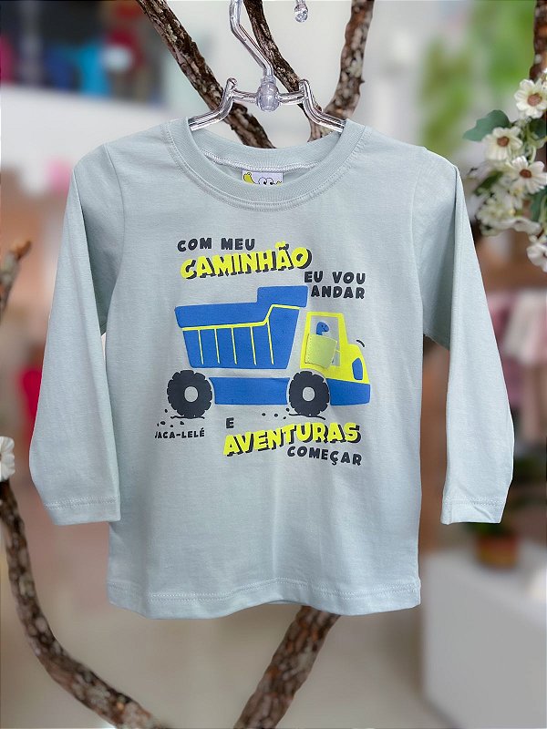 Camiseta Infantil Meu Caminhao Jaca Lele