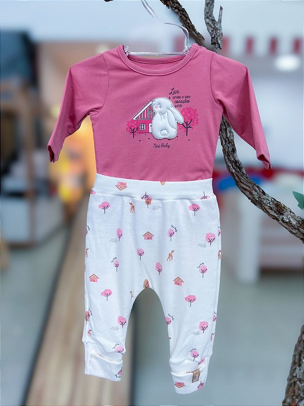 Conjunto Bebe Coelho Nini Bambini