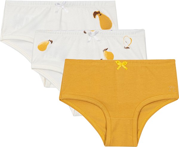 Kit Calcinha Infantil Pera Nini Bambini