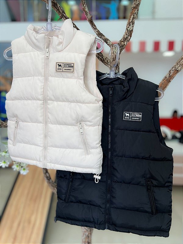 Colete Infantil Puffer Perola Charpey