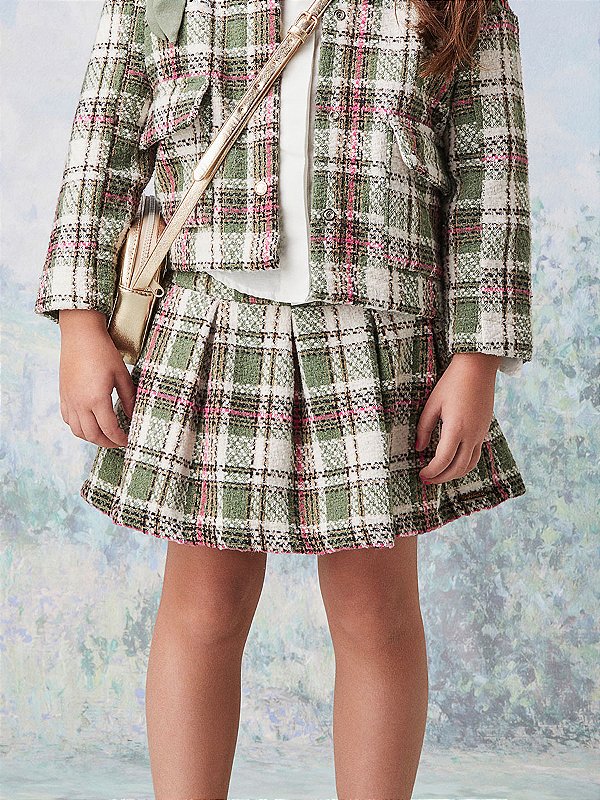 Saia Infantil Twedd Verde Anime