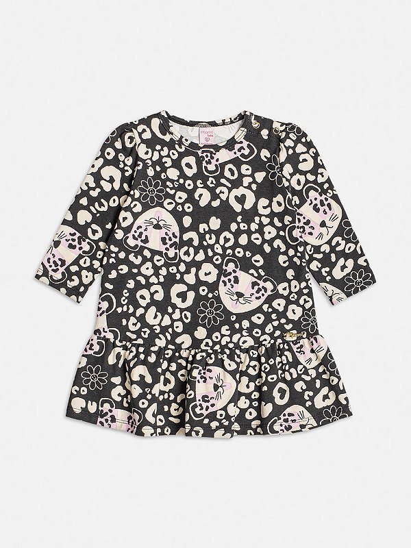 Vestido Bebe Oncinha Momi
