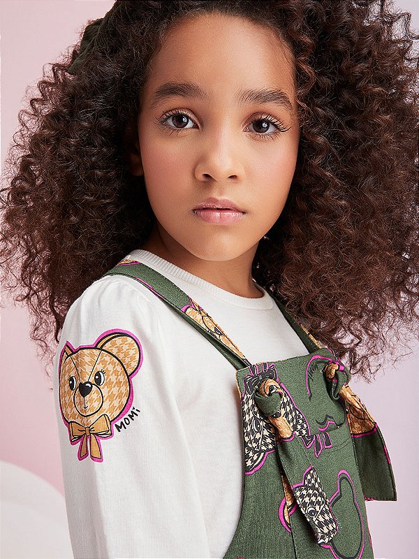 Blusa Infantil Bufante Perola Momi