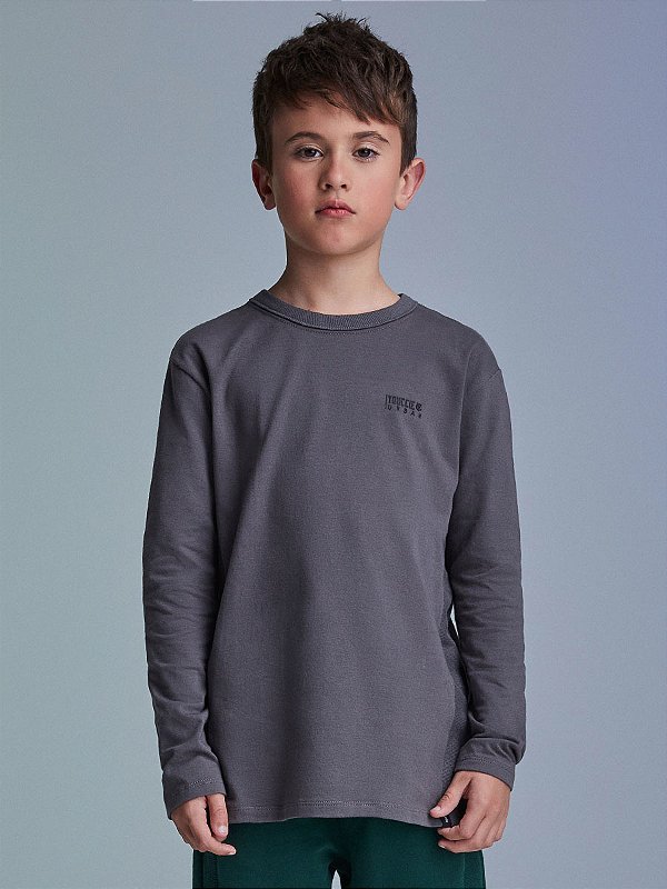 Camiseta Infantil Chumbo Recorte Youcci