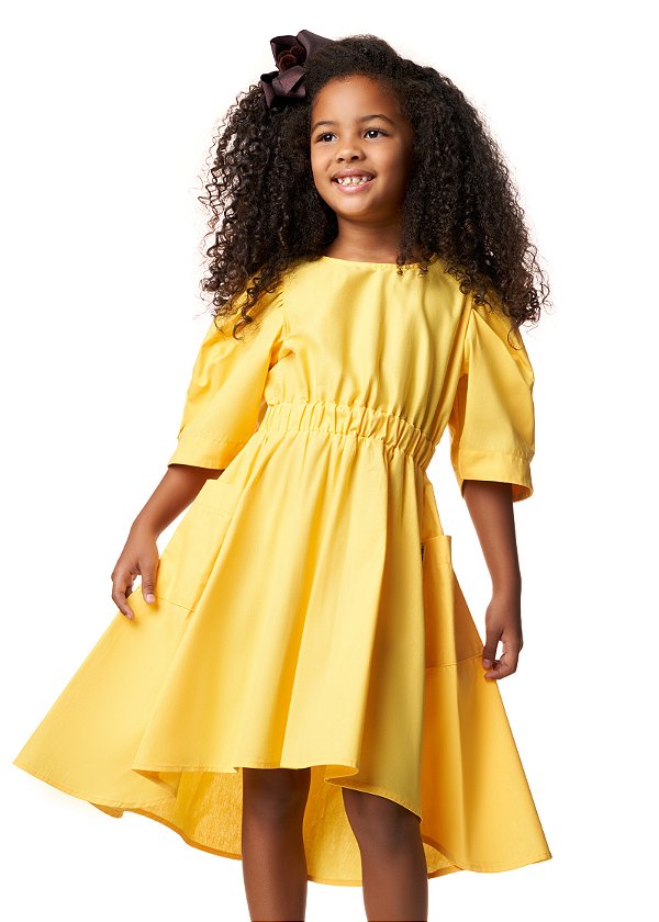 Vestido Infantil Mullet Sol Camu Camu