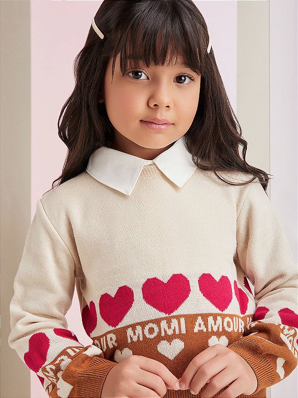 Conjunto Infantil Trico Momi Amour