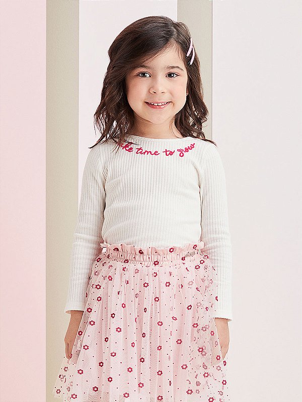 Conjunto Infantil Tule Take Time Momi