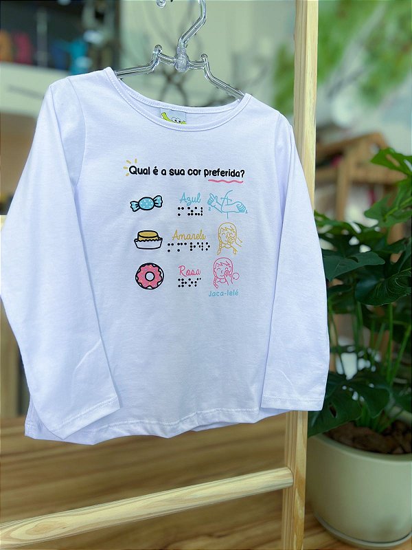 Blusa Infantil Cor Preferida Jaca Lele