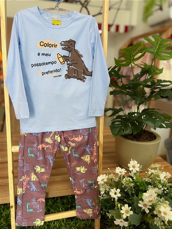 Conjunto Infantil Colorir Jaca Lele