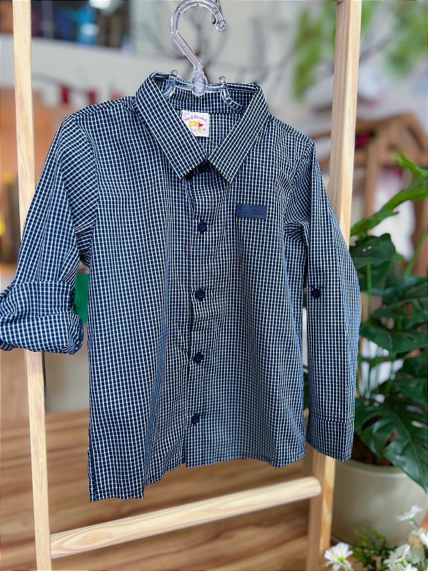 Camisa Infantil Xadrez Nini Bambini