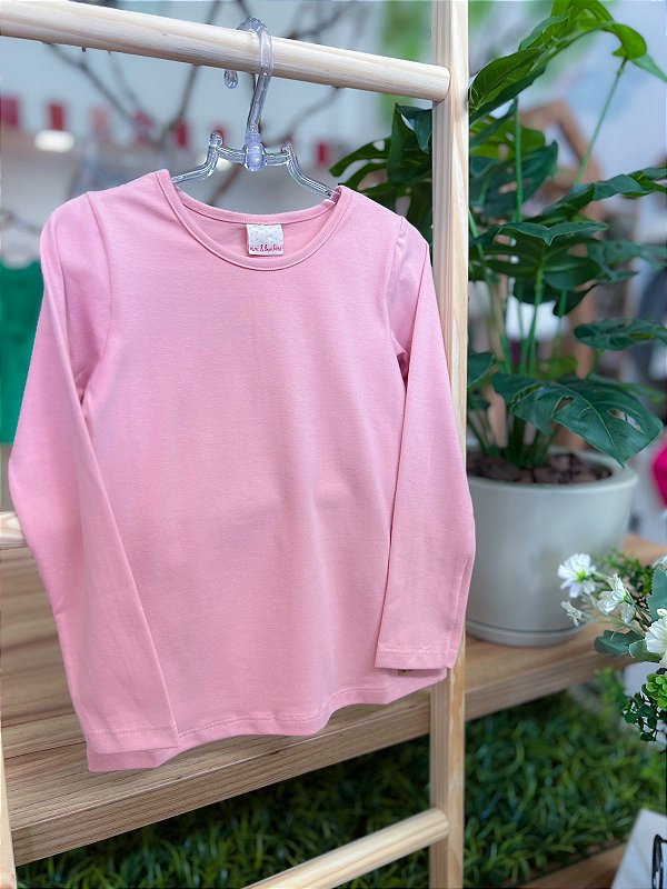 Blusa Infantil Rosa Claro Nini Bambini