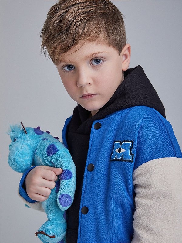 Jaqueta Infantil Bomber Azul Youcci