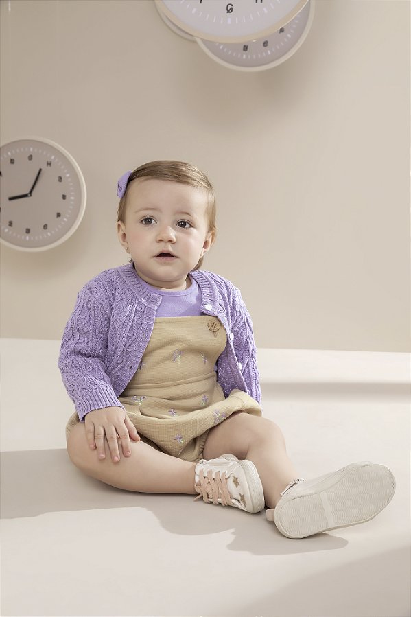Cardigan Tricot Lavanda Charpey