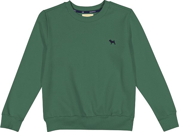 Blusa Moletom Verde Charpey