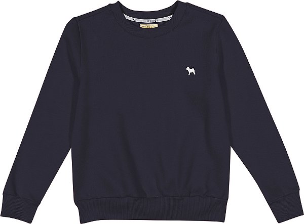 Blusa Moletom Marinho Charpey