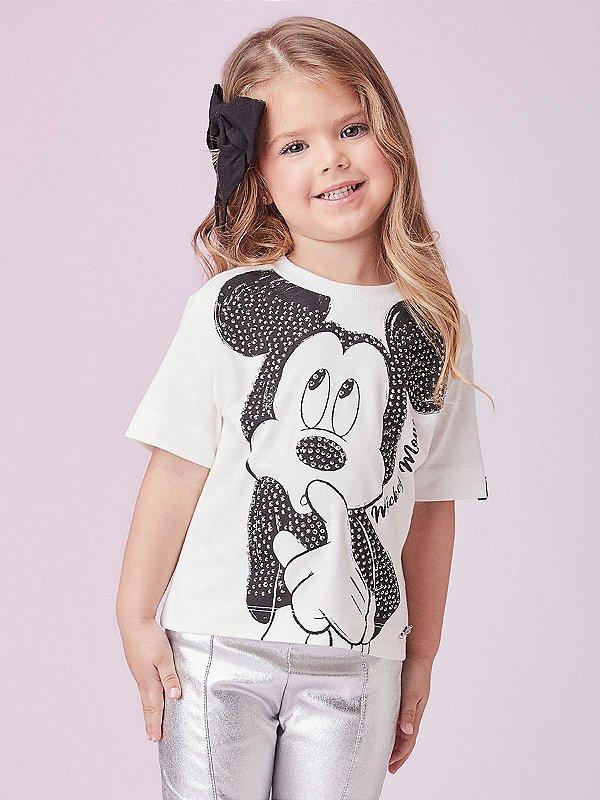 Blusa Infantil Disney Mickey Anime