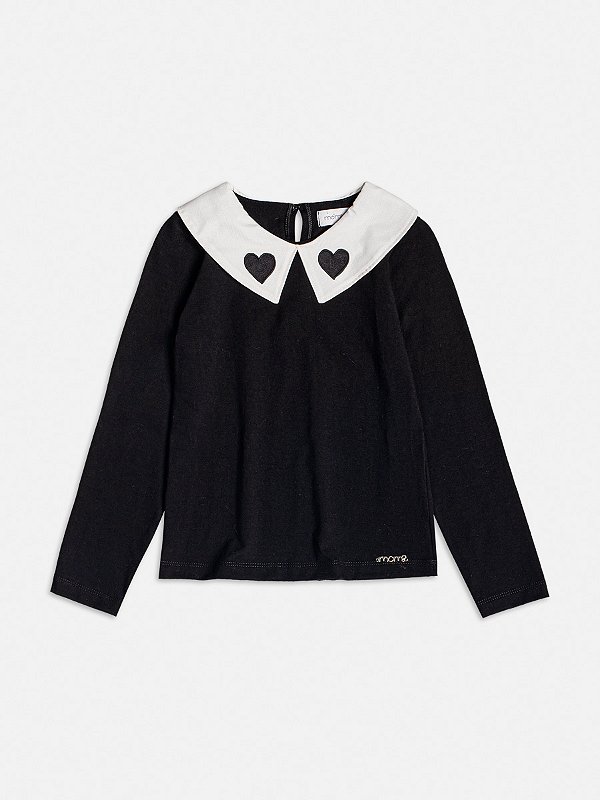 Blusa Infantil Patch Coracao Momi