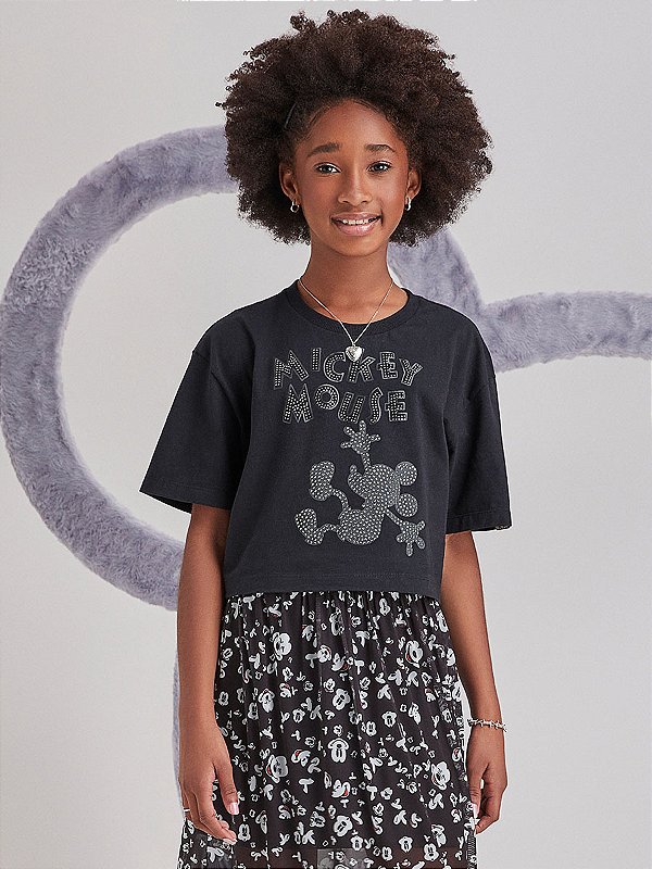 T Shirt Mickey Preto I Am