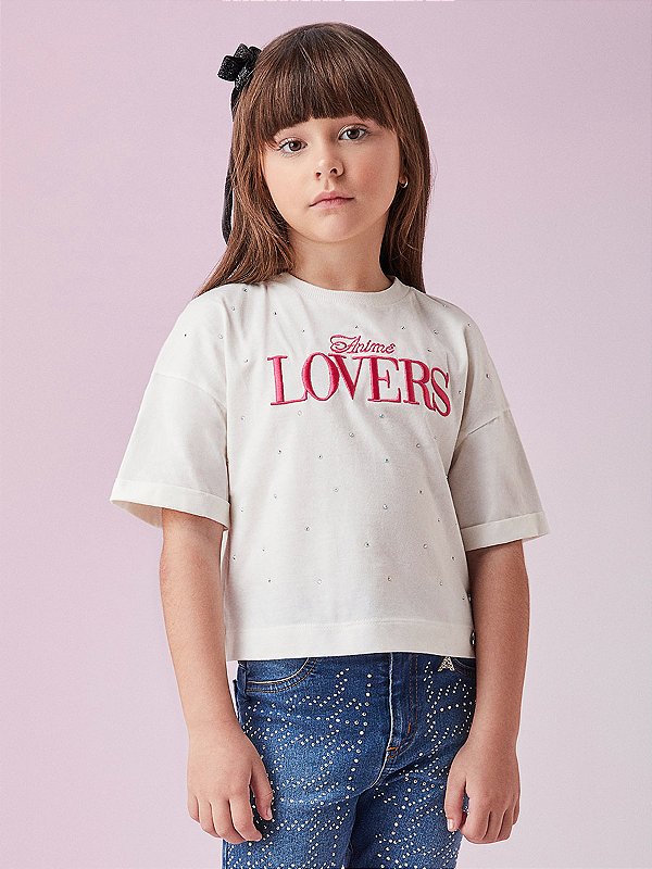 Blusa Infantil Perola Lovers Anime