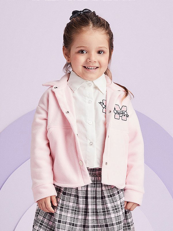 Casaco Infantil Soft Rosa Path Momi