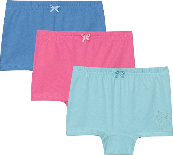 Kit Calcinha Infantil Nini Bambini