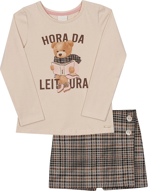 Conjunto Infantil Leitura Nini Bambini