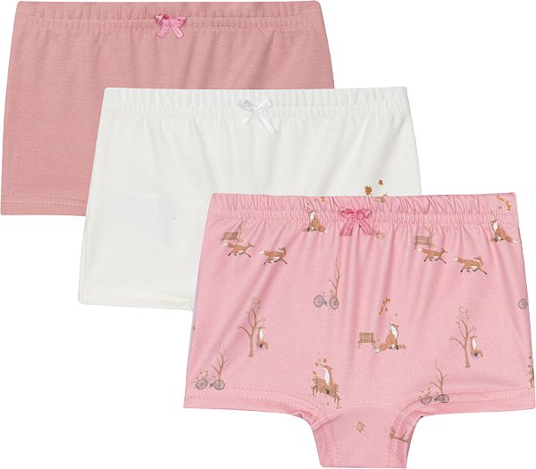 Kit Calcinha Da Raposa Nini Bambini