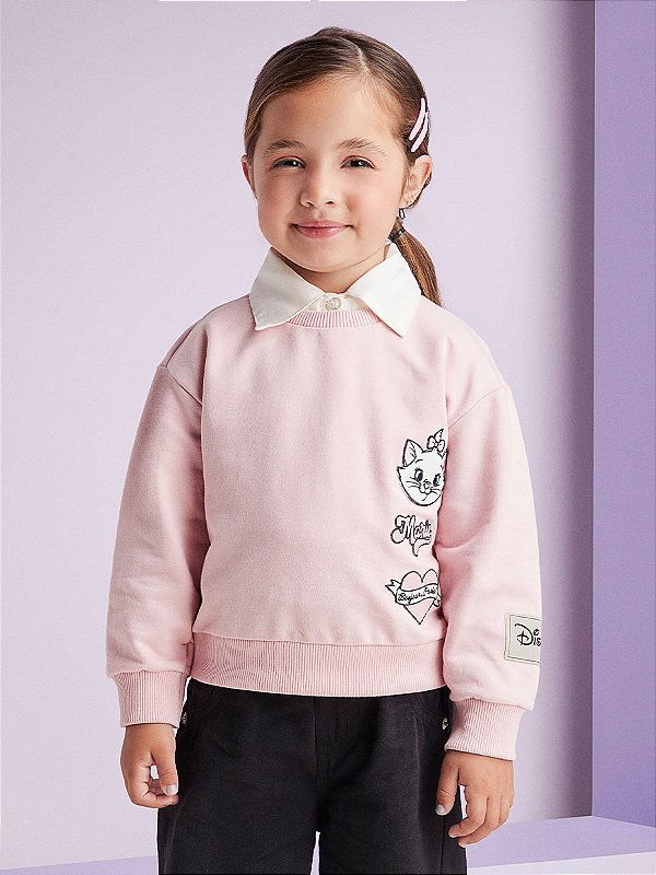 Blusa Infantil Moletom Marie