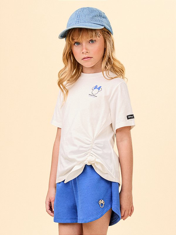 Conjunto Infantil Minnie Costas Azul Anime