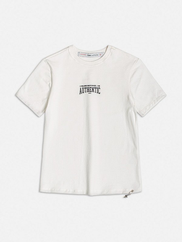 Blusa Teen Baby Look Authentic I Am