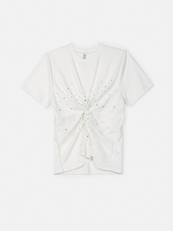 T Shirt Explosao De Strass Perola Authoria