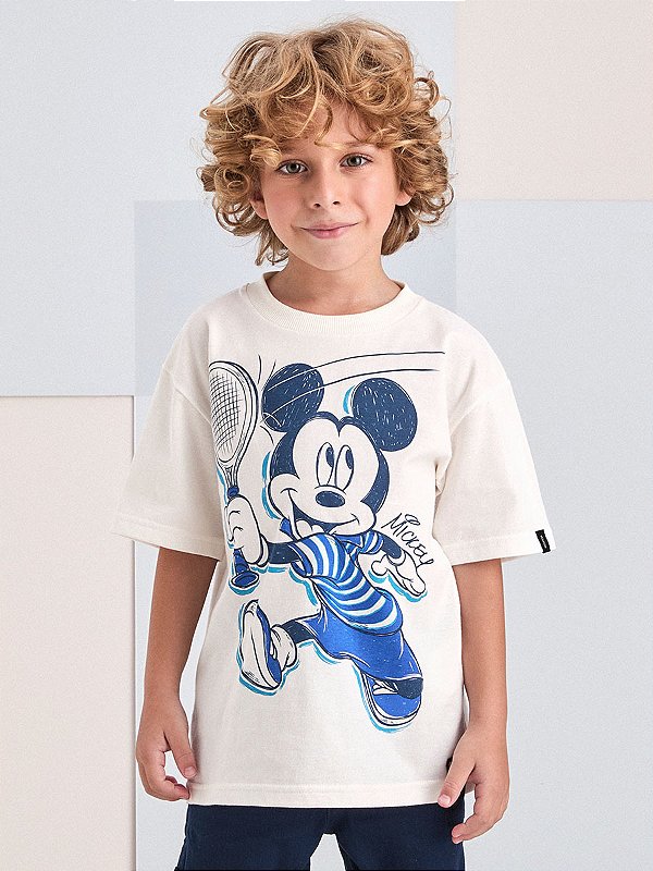 Camiseta Infantil Mickey Tenista Youcci