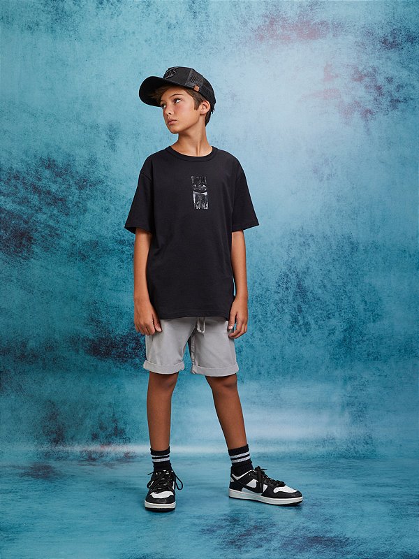 Bermuda Infantil Cinza Youcci