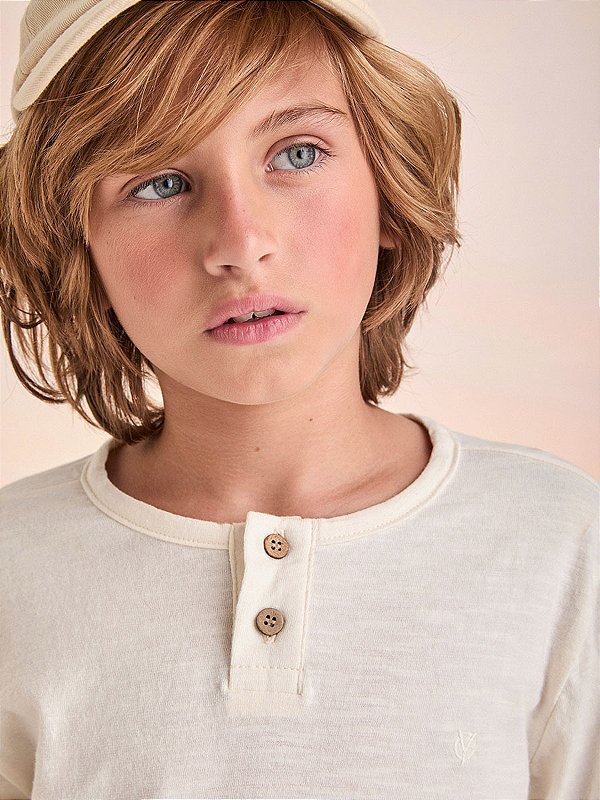 Camiseta Infantil Off Botoes Youcci
