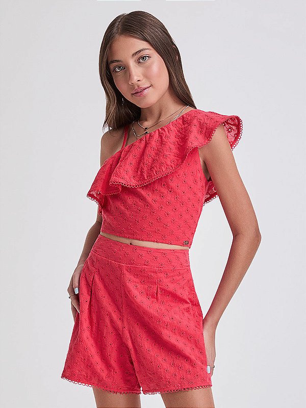 Conjunto Teen Laise Vermelho I Am