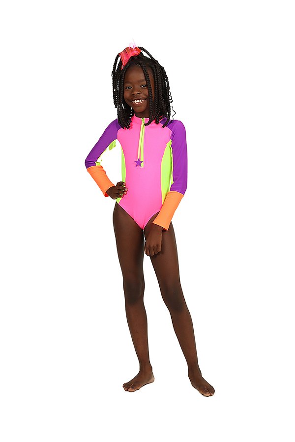 Body Infantil Vitoria Neon Colors Siri