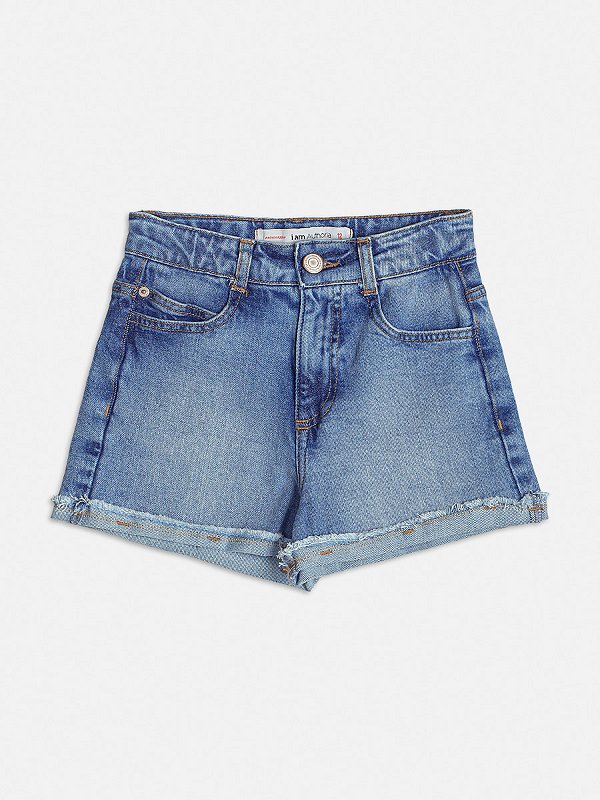 Shorts Teen Jeans Desfiado I Am