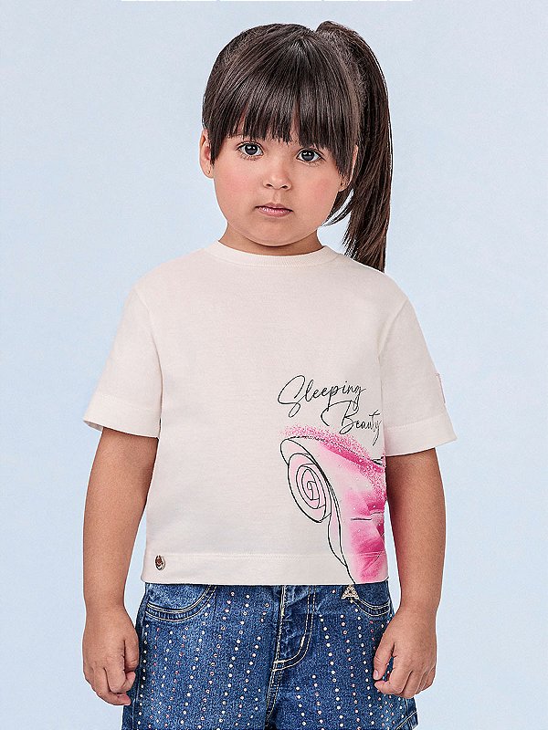 Blusa Infantil Princesa Disney Anime