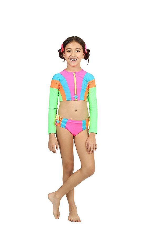 Biquini Cropped Ml Kids Giovana Siri