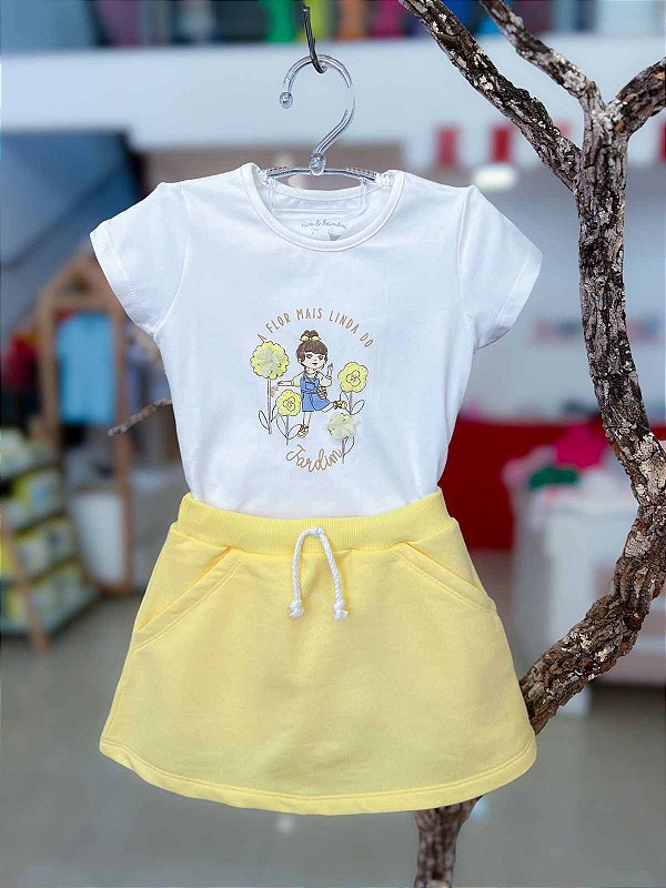 Conjunto Infantil Flor Mais Linda Nini Bambini